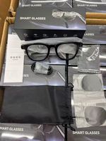 Lunettes intelligentes V3 avec traduction IA, appareil photo 800W pixels, photo, vidéo, appel BT, double objectif, lunettes intelligentes IA
