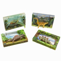 Rompecabezas 3D de Madera Wincent, Modelo de Tiburón, Kit de Manualidades de Animales Marinos, Juguete Educativo STEM, Decoración para el Hogar, Regalo para Niños y Adultos