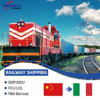 Agent de transport ferroviaire rapide et économique DDP porte-à-porte, service logistique Chine-Italie, transitaire ferroviaire + express, LCL, assurance