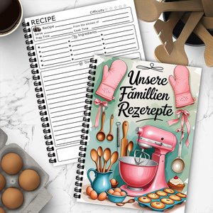 Rehe A5 xoắn ốc ràng buộc nấu ăn kế hoạch với bìa tùy chỉnh trang bên trong cho công thức nấu ăn cá nhân & nhật ký thực phẩm-Quà Tặng - Product Image 6