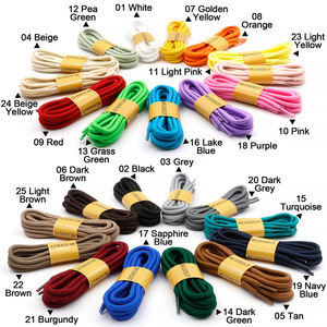 WEGOODZF Custom 4 mm 4/25 pollici spessi lacci rotondi per scarpe da ginnastica scarpe da trekking lacci per scarpe sportive da ginnastica - Product Image 4