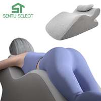 Oreiller multifonctionnel en mousse à mémoire de forme pour position couchée - Coussin ergonomique et écologique pour lit et sol, idéal pour la lecture, le sommeil et la relaxation