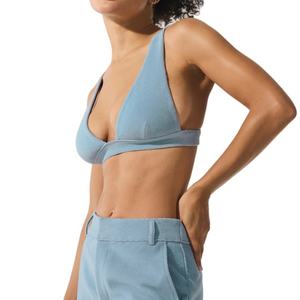 Proveedor Mayorista de Sujetadores Deportivos Lisos Personalizados con Escote en V Bajo para Mujer, Sujetador Deportivo de Moda para Correr, Nuevo Estilo - Product Image 4