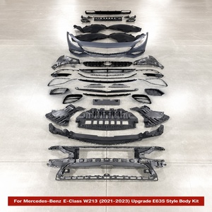 Kit de carrosserie pour Mercedes Benz W217 2013-2020, style S63 S65, <span class=keywords><strong>pare</strong></span>-chocs avant et arrière, pour coupé S W217 2013-2020, kit de conversion - Product Image 2