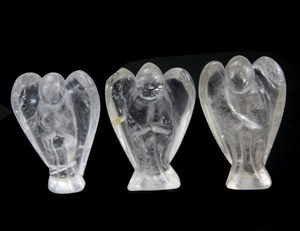 Wholesale 50mm 12 pieces/dozen <span class=keywords><strong>Angel</strong></span>, <span class=keywords><strong>Angel</strong></span> decoration small <span class=keywords><strong>rock</strong></span> crystal figurines for sale - Product Image 6