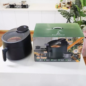 Friteuse à air visuel 5L Circulation de l'air Airfryers électriques Four Portable Contrôle de la température Marques chinoises Appareils de cuisine - Product Image 3