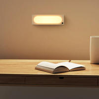 Bande lumineuse LED à détecteur de mouvement corporel, rechargeable, magnétique, pour placard, lampe de chevet, veilleuse à allumage/extinction automatique