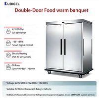 Armoire chauffante professionnelle pour la restauration avec contrôle automatique de la température, capacité 950L, pour événements de traiteur et salles de banquet d'hôtel