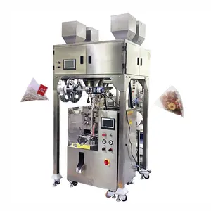 Good Effect 30-40bags/min Triangle Nylon Pyramid Tea Bag Packing Machine For Factory
