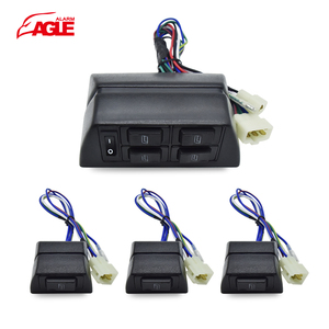 Fábrica 12V Regulador Conversión 4 Puertas 2 Puertas Universal Auto Power Window Kit Con Interruptor - Product Image 2