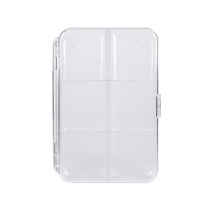 Caja <span class=keywords><strong>de</strong></span> aparejos <span class=keywords><strong>de</strong></span> pesca compartimentada transparente para pesca con mosca, caja <span class=keywords><strong>de</strong></span> señuelos ultra delgada, caja <span class=keywords><strong>de</strong></span> pesca con mosca hecha <span class=keywords><strong>de</strong></span> PC con servicios personalizados - Product Image 1