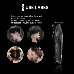 Tagliacapelli Professionale Ricaricabile con Testina Staccabile, Lama a T per Dettagli, Trimmer Maschile per Sottocapo 7500rpm - Product Image 6