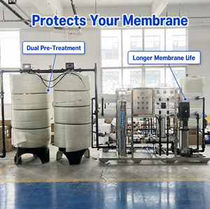Système d'osmose inverse industriel monté sur châssis 4T/H pour le traitement de l'<span class=keywords><strong>eau</strong></span>, destiné aux usines d'<span class=keywords><strong>eau</strong></span> minérale et de boissons - Product Image 1