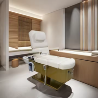 Nouvel arrivage de lit de shampooing pour spa de luxe thaïlandais multifonction réglable