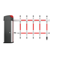 Bisen BS-3306 Sistema de estacionamiento inteligente con control remoto LED para vallas y barreras, puerta de barrera sin escobillas de CC