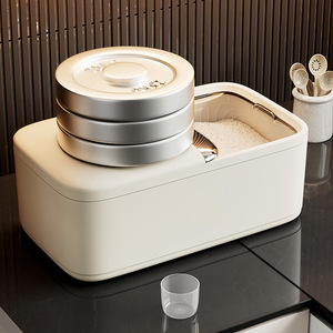 Mr. Rice Rice Storage <b>Box</b> 9L 10L Stainless Steel Lid Insect Proof Moisture Proof Kitchen Container - Product Image 4