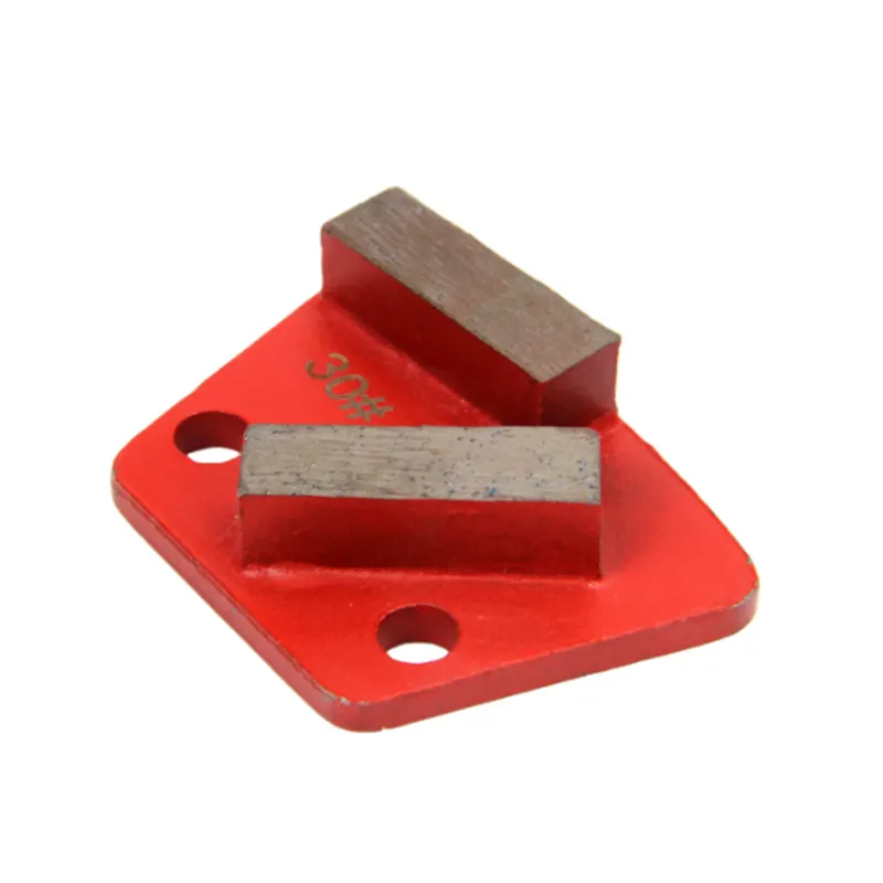 Trapezoidal de Metal Bond de diamante placas discos de desbastar para piedra de pulido de piso de concreto
