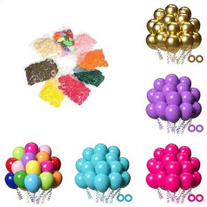 Venta al por Mayor de 30 Globos Blancos y Dorados con Confeti de Perlas para Cumpleaños, Bodas, Aniversarios y Fiestas - Product Image 5