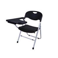 Chaise d'école pliable moderne de haute qualité en métal avec tableau d'écriture et composants en plastique, multifonctionnelle pour application extérieure