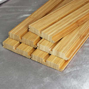 แผ่นไม้ไผ่ตกแต่งเพดานและผนังแบบโมเดิร์นสุดหรู  ไม้ไผ่ปูพื้น  ขนาดสั่งทำได้  รับประกัน 5 ปี สำหรับห้องนั่งเล่น - Product Image 1