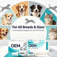Compléments alimentaires probiotiques en gel OEM pour chats et chiens - Formule de supplément nutritionnel quotidien - Fabricant en gros de marques privées