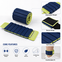 Bracelets lestés magnétiques en silicone pour l'entraînement, les voyages d'affaires et le fitness – Poids portables et discrètes