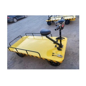 Xe đẩy tải nặng vận chuyển giỏ hàng di chuyển xe với 4 bánh xe cho tải điện Carry <span class=keywords><strong>Wagon</strong></span> - Product Image 2