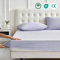 Drap-housse rafraîchissant en nylon et élasthanne pour un sommeil frais et propre, respirant, doux et élastique – Tailles Queen et King
