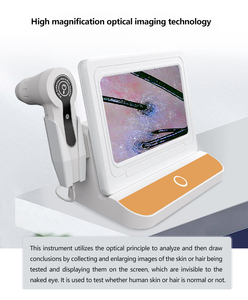 Lente 50x Comience una nueva vida con pantalla táctil de 10 "HD Imagen todo en uno Detector de folículos del cuero cabelludo Cuero cabelludo sensible Cuero cabelludo seco - Product Image 3