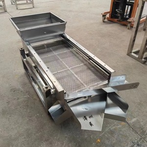 Mesin penyaring biji kopi biji bunga matahari, mesin penyaring lapisan ganda motor ganda layar bergetar otomatis - Product Image 2