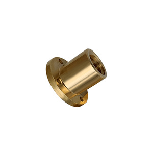 Écrous en cuivre à bride de haute précision pour vis trapézoïdale en plomb T8 T10 T12 T16 écrou à bride en laiton pour <span class=keywords><strong>tige</strong></span> <span class=keywords><strong>filetée</strong></span> à vis trapézoïdale - Product Image 2
