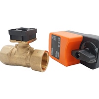Vannes de régulation proportionnelles électriques Winvall 6N.m 24VDC/AC 0-10V 4-20mA Vanne à bille motorisée modulante DN32 DN40 DN50