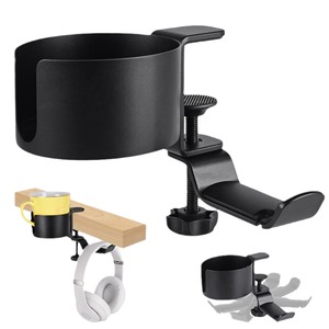 Grand <span class=keywords><strong>porte</strong></span>-gobelet en métal anti-déversement pour bureau/table, bouteilles d'eau, accessoires de jeu PC, accessoires de bureau - Product Image 2