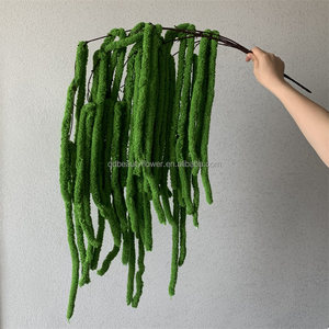 <span class=keywords><strong>Plantes</strong></span> artificielles suspendues en gros L-255, Amarante verte, fausse plante grimpante <span class=keywords><strong>pour</strong></span> la décoration de plafond de mariage et de maison - Product Image 3