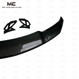 Pour BMW M2M3M4 F87 F82 F80 F83 fibre de carbone <span class=keywords><strong>GT</strong></span> Style grand becquet universel aileron arrière aile - Product Image 3
