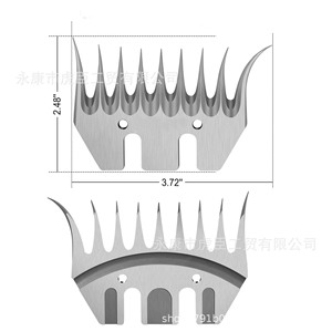 Lame de tondeuse à moutons 13 dents en acier inoxydable, grattoir, tondeuse industrielle ODM pour chèvres, sans marque - Product Image 4