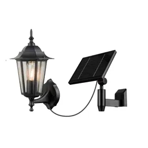 Easy Install Outdoor Wall Mounted Light Garden Courtyard Exterior Solar Lamp Split Single crystal silicon solar pa