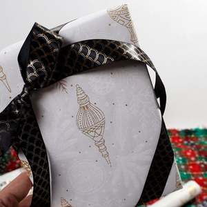 Wholesale Factory Hot <b>Sale</b> Foam Wrapping Paper 43*300 cm Hot <b>Stamp</b> Christmas Wrap Paper - Product Image 6