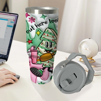 Tasse de Noël 30oz Design imprimé UV personnalisé USA Expédition en deux jours