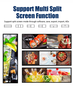 <span class=keywords><strong>19</strong></span> inch Ultra Wide LCD Bar Màn hình máy nghe nhạc quảng cáo 4K video quảng cáo Màn hình signage Stretch LCD kỹ thuật số Kệ hiển thị - Product Image 4