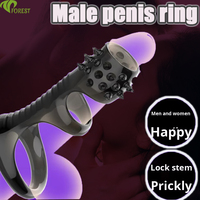 Herren Silikon-Massage-Penisring-Set zur Steigerung der Empfindung und Verlängerung der Intimitätszeit - Sexspielzeug für Männer zur Stimulation