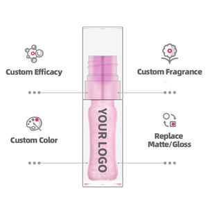 ลิปกลอสสีชมพูแบบวีแกนลิปมันสีดำเปลี่ยนได้ลิปมันแต่งหน้าแบบเหลวเคมี - Product Image 6