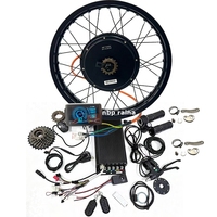 Kit de conversion de moteur de moyeu pour vélo électrique et moto 120KPH QS205 50H 3.5T 4T 5T 72V5000W 150mm Sabvoton UKC1 Plus SET 17/18/19/21 pouces