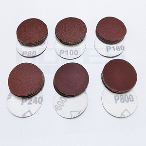 ओमेग्रिट्स 40-5000 #1 <span class=keywords><strong>2</strong></span> <span class=keywords><strong>3</strong></span> 4 5 6 7 9 इंच घर्षण राउंड शेंडिंग कपड़े के कागज डिस्क को हुक और लूप फाइबर पीसने उपकरण के साथ - Product Image 4