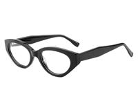 Lunettes de vue œil-de-chat modernes en acétate, monture sculptée tendance, lunettes optiques élégantes, lunettes de déclaration stylées pour femmes et hommes