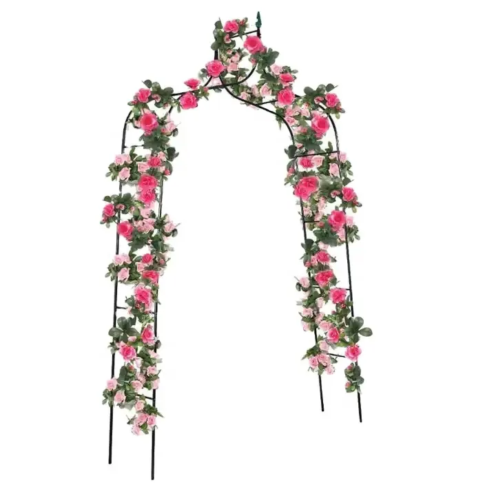 Best price Garden Arbor Trellis Archway for Climbing Plants Roses Vines Support Rack with spire flower trellis