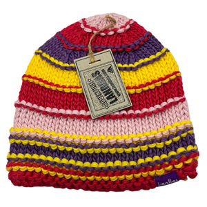 หมวกบีนนี่ถักไหมพรมอะคริลิก 100% แบบสบายๆ สำหรับฤดูหนาว ขนาด 56-58 ซม. ผลิตตามสั่ง ด้วยวิธีการพิมพ์ฉลากทอ ยอดขายดีที่สุดจาก LANDBAS - Product Image 1