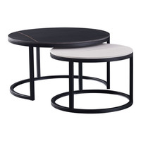 Table Basse Moderne de Luxe Classique Ronde pour Salon