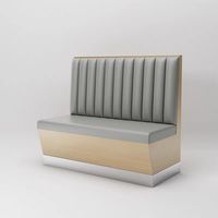 Ensembles de mobilier de restaurant de luxe léger sur mesure, prix d'usine en gros, chaises de salle à manger en cuir et ensembles de banquettes pour café