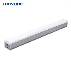 Lonyung 125lm/w 4ft 8ft 5000k 6500k 0-10V dimmbare gewerbliche Shop linear verbin dbare LED T5 integrierte Latten rohr leuchte